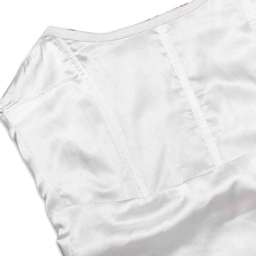 Sexy Corset Satin Silky Mini Dress