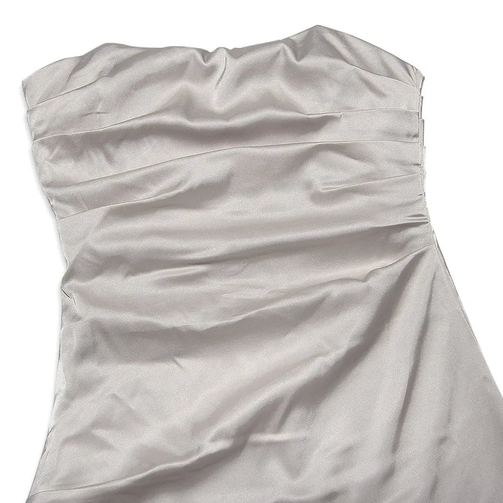 Sexy Corset Satin Silky Mini Dress